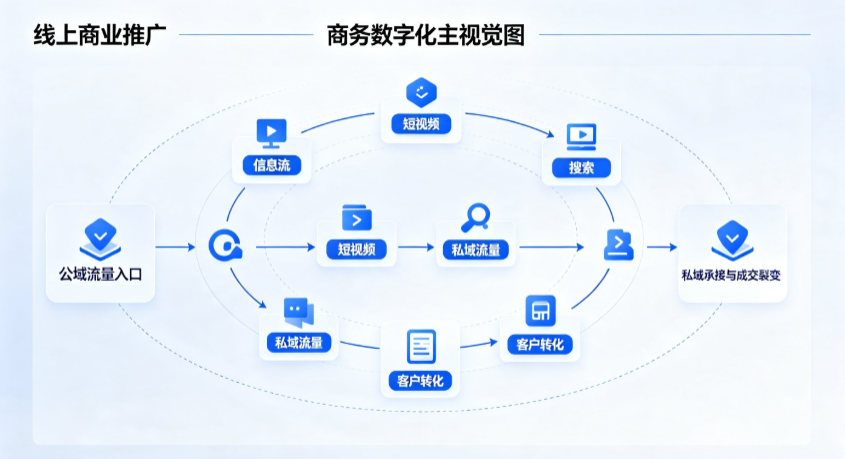 虎林市线上商业推广怎么做？全域流量闭环搭建与低成本转化实战指南